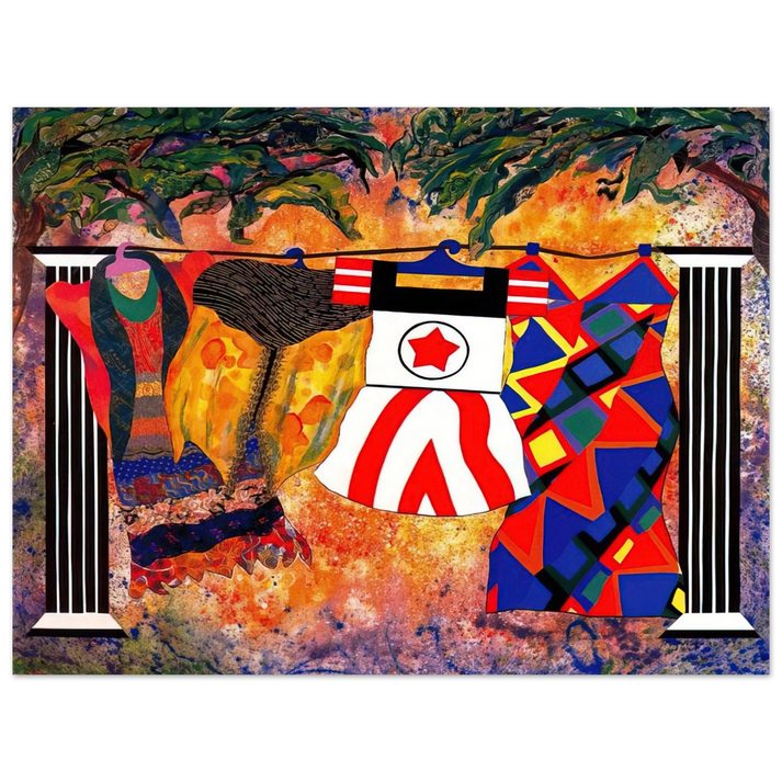 Miriam Schapiro - Yard Sale - 1993  75x100 cm / 30x40inches Fine Art Poster