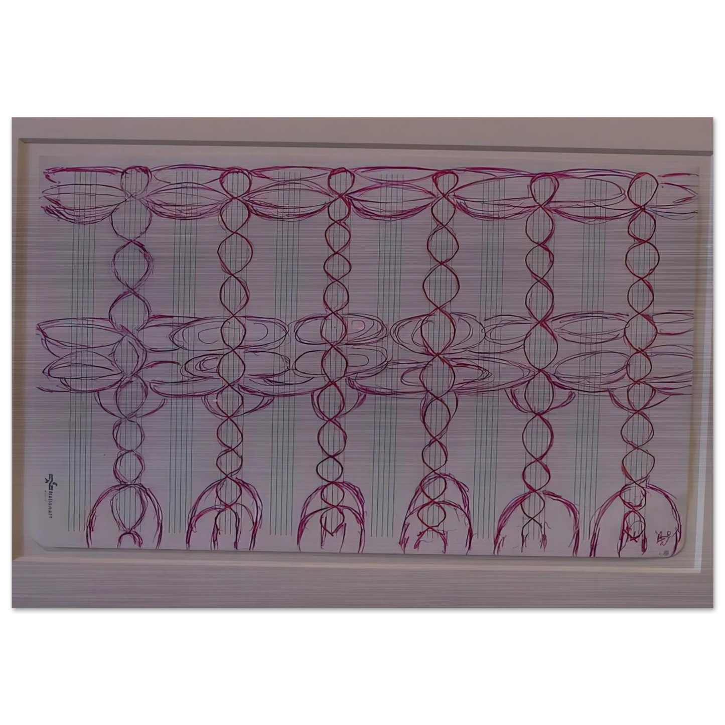 CHANGE THE DIRECTION OF THE MUSIC STAFF - Louise Bourgeois Brushed Aluminum Print - 70x100 cm / 28x40 inches | Louise Bourgeois Aluminum Print | Louise Bourgeois Prints
