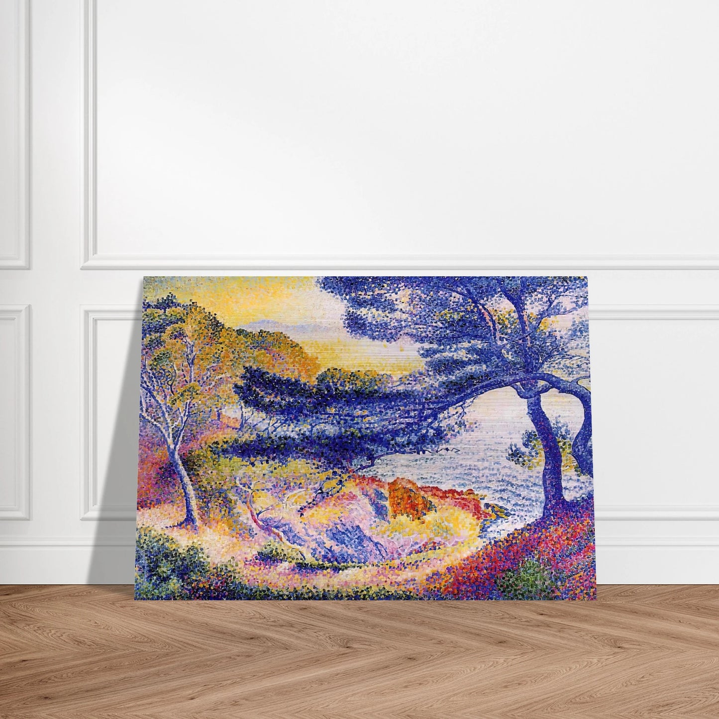 Cape Layet, Provence - Henri-Edmond Cross Brushed Aluminum Print - 70x100 cm / 28x40 inches | Henri-Edmond Cross Aluminum Print | Henri-Edmond Cross Prints