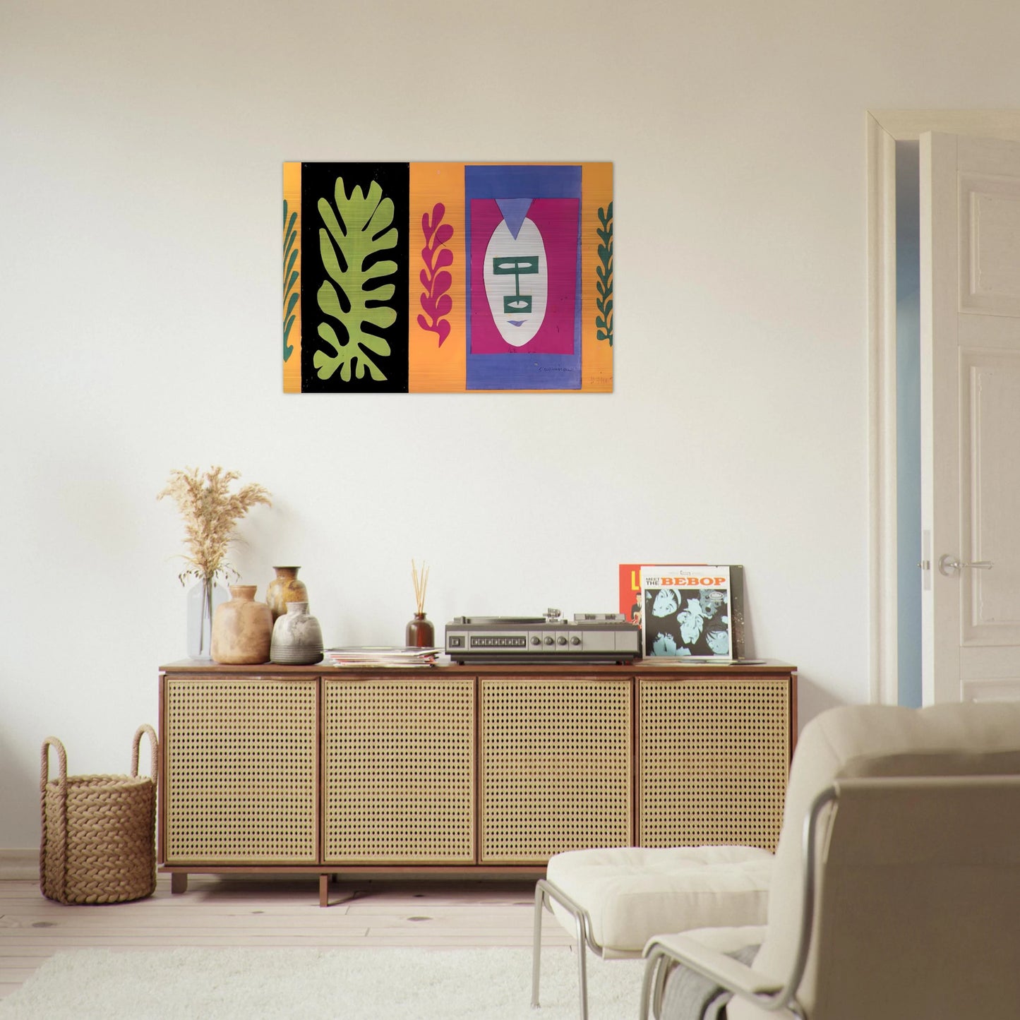 THE ESCHIMO 1947 - Henri Matisse Brushed Aluminum Print - 70x100 cm / 28x40 inches | Henri Matisse Aluminum Print | Henri Matisse Prints