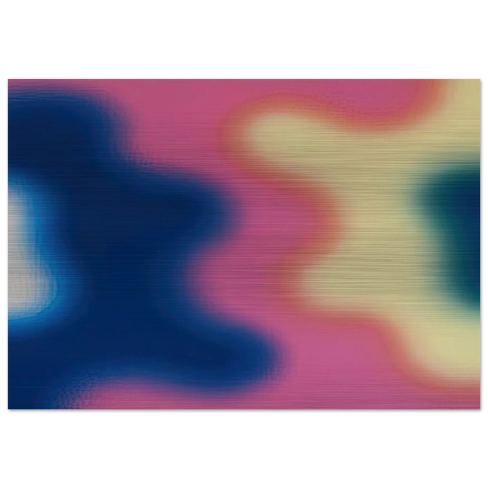 M-14 - 1970 - Wojciech Fangor Brushed Aluminum Print - 70x100 cm / 28x40 inches | Wojciech Fangor Aluminum Print | Wojciech Fangor Prints