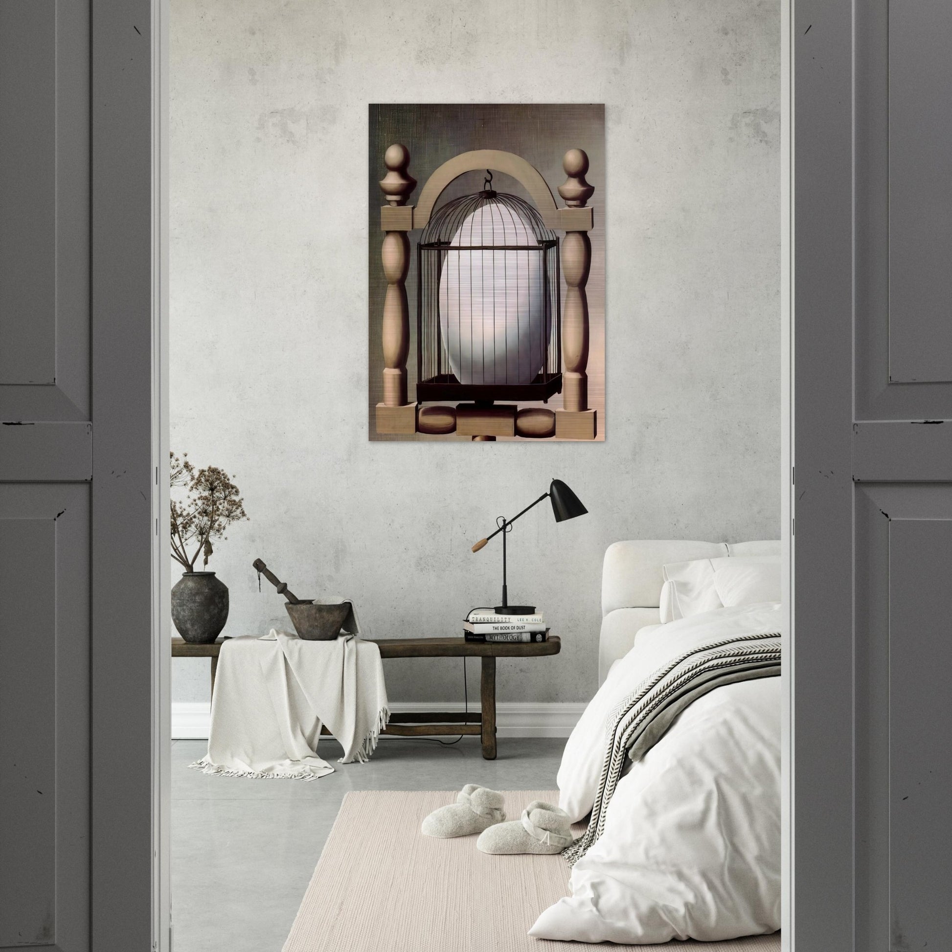 ELECTIVE AFFINITIES 1933 - Rene Magritte Brushed Aluminum Print - 70x100 cm / 28x40 inches | Rene Magritte Aluminum Print | Rene Magritte Prints