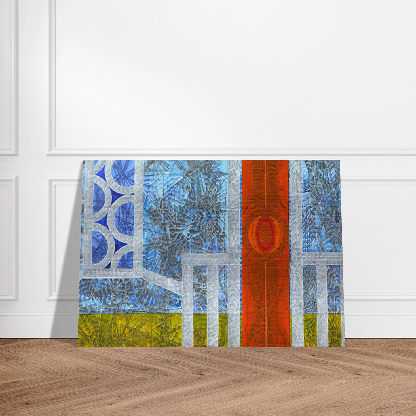 Epilogue - 1974 - Jimmy Ernst Brushed Aluminum Print - 70x100 cm / 28x40 inches | Jimmy Ernst Aluminum Print | Jimmy Ernst Prints