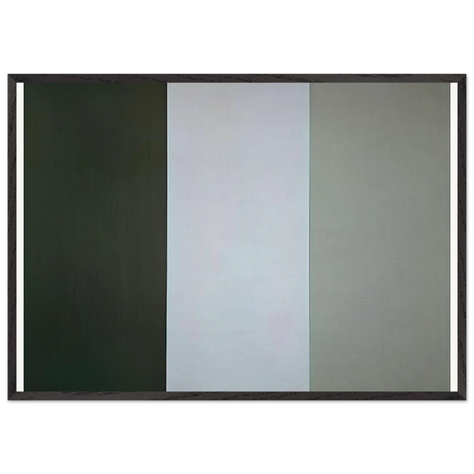 Grove Group III - 1973 - Brice Marden 70x100 cm / 28x40 inches Framed Art Print – Black Wooden Frame