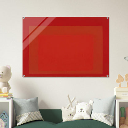 STUDY FOR HOMAGE TO THE SQUARE 1972 - Josef Albers Acrylic Print - 70x100 cm / 28x40″ inches