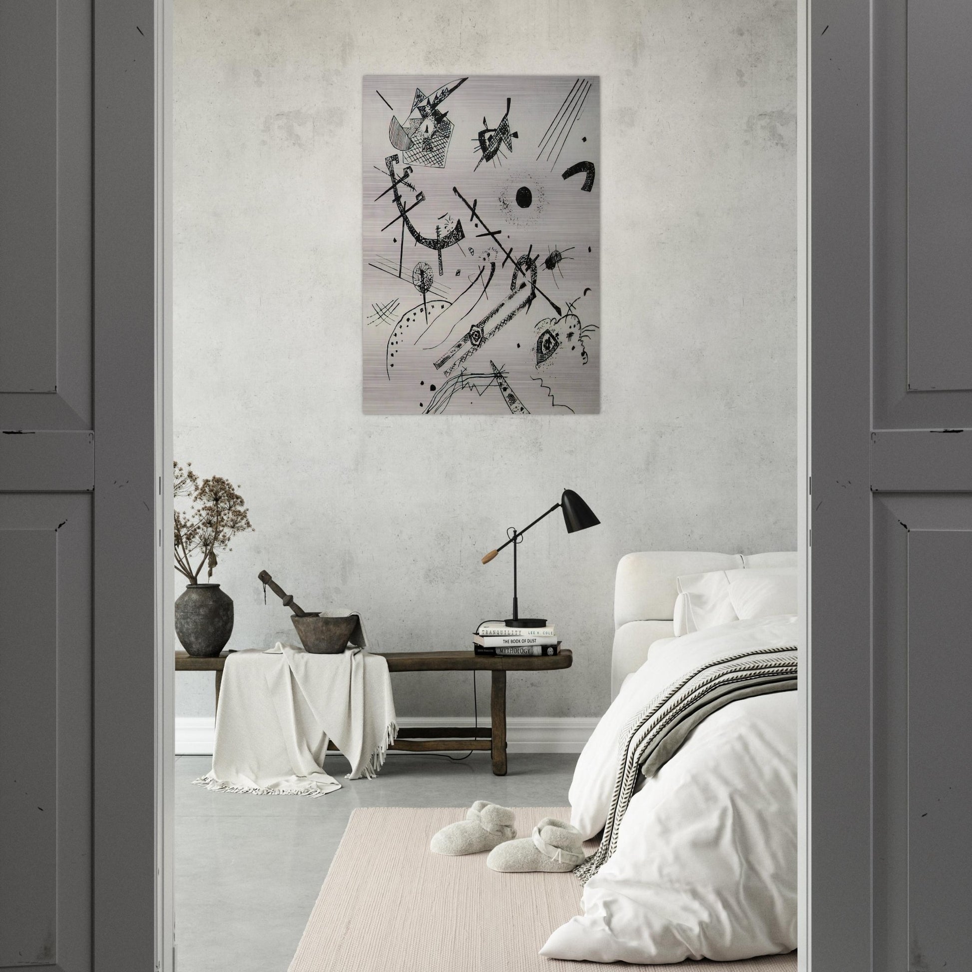 SMALL WORLDS XI 1922 - Wassily Kandinsky Brushed Aluminum Print - 70x100 cm / 28x40 inches | Wassily Kandinsky Aluminum Print | Wassily Kandinsky Prints