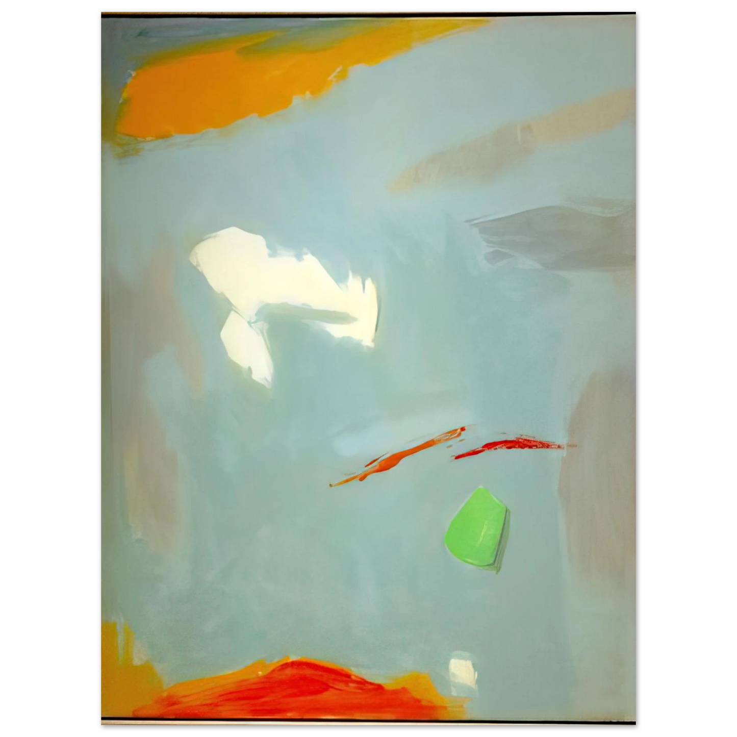 Esteban Vicente - CANTO II 1995  75x100 cm / 30x40inches Fine Art Poster