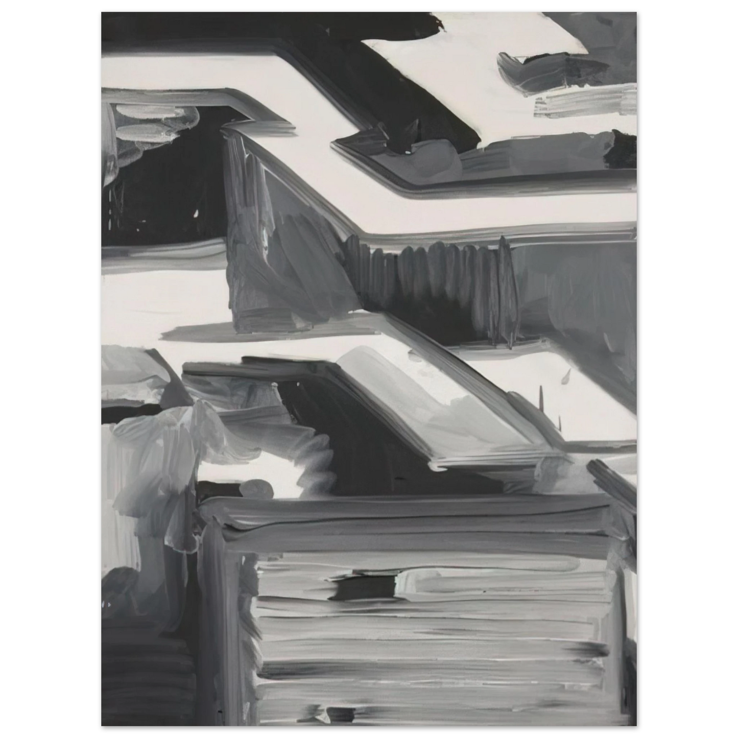 Gerhard Richter - TOWNSCAPE 1968 0  75x100 cm / 30x40inches Fine Art Poster