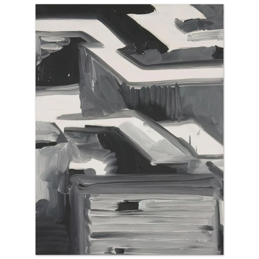 Gerhard Richter - TOWNSCAPE 1968 0  75x100 cm / 30x40inches Fine Art Poster
