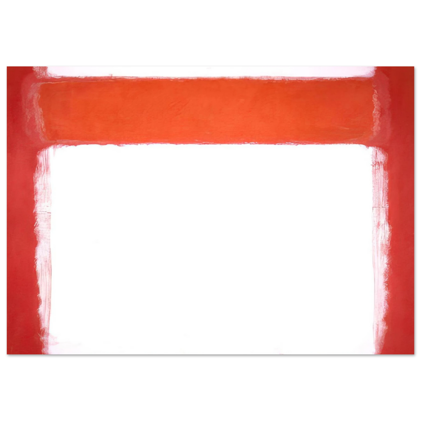 Mark Rothko - No. 16 - 1957 Wall Art - 21x29.7 cm / 8x12" - Premium Wooden Framed Poster With Fine Art Paper - Black frame