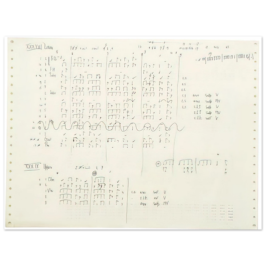 John Cage - Cheap Imitation - 1971  75x100 cm / 30x40inches Fine Art Poster