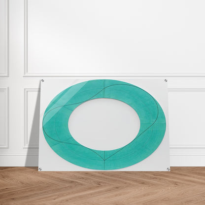RING IMAGE C 2008 - Robert Mangold Acrylic Print - 70x100 cm / 28x40″ inches