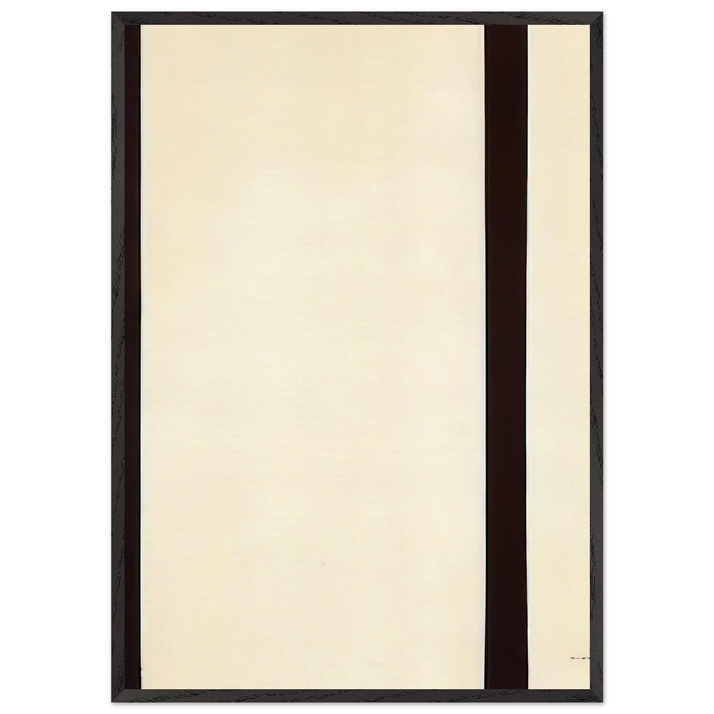 The Station of the Cross - Eighth Station - Barnett Newman 70x100 cm / 28x40 inches Framed Art Print – Black Wooden Frame