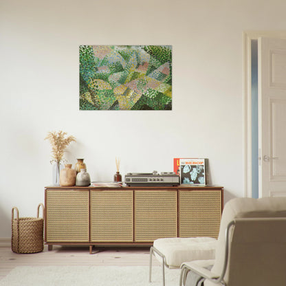 UNTITLED LANDSCAPE NEAR MADRID - Salvador Dali Brushed Aluminum Print - 70x100 cm / 28x40 inches | Salvador Dali Aluminum Print | Salvador Dali Prints