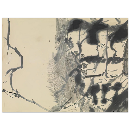 Helen Frankenthaler - New York Bamboo, 1957- Wall Art - 21x29.7 cm / 8x12" - Fine Art Poster-canvas - -
