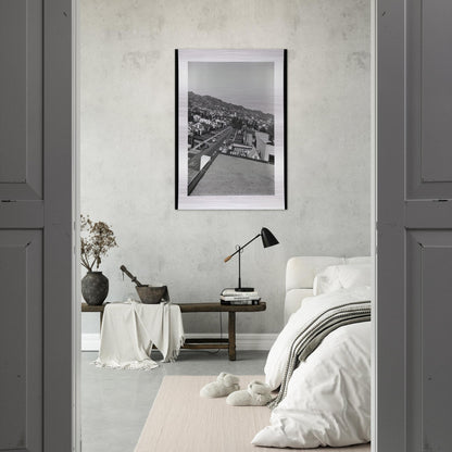 RESIDENTIAL ROOFTOPS SERIES 1 - Edward Ruscha Brushed Aluminum Print - 70x100 cm / 28x40 inches | Edward Ruscha Aluminum Print | Edward Ruscha Prints