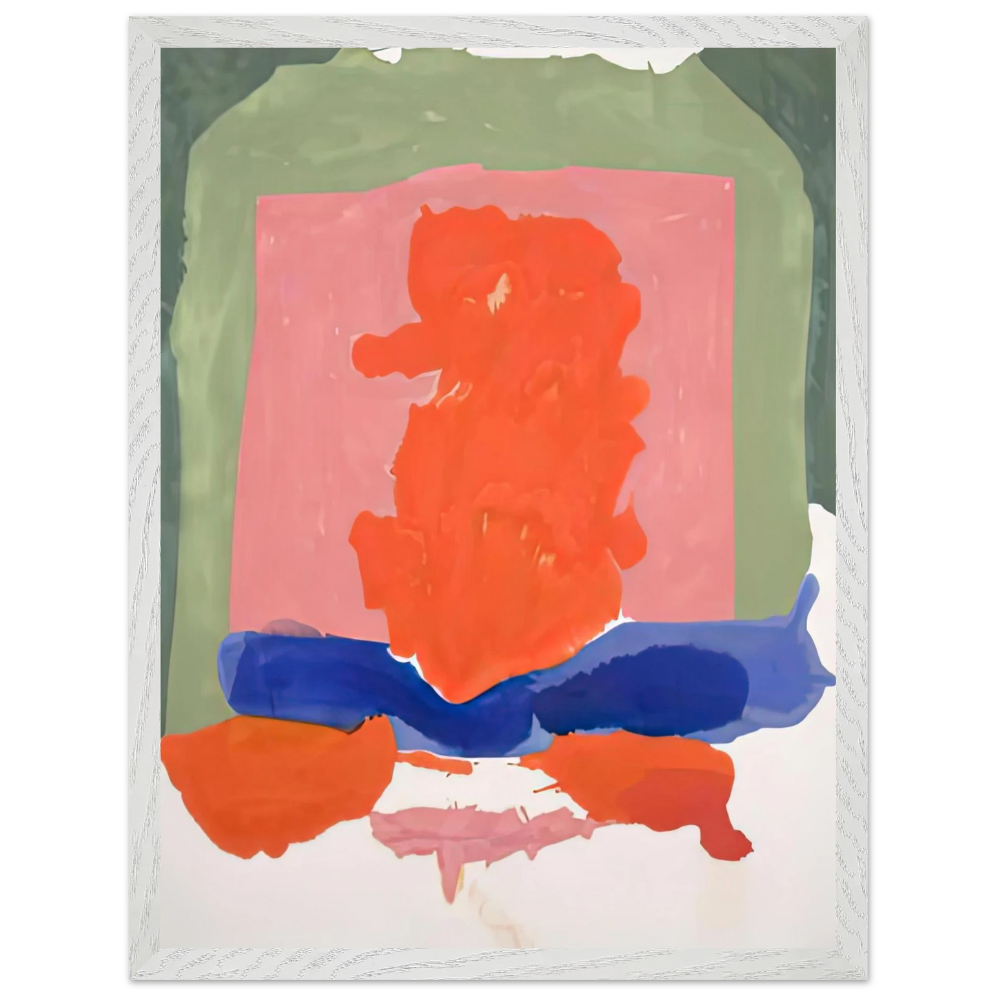 Helen Frankenthaler - Small's Paradise, 1964- Wall Art - 21x29.7 cm / 8x12" - Premium Wooden Framed Poster With Fine Art Paper-canvas - Black frame