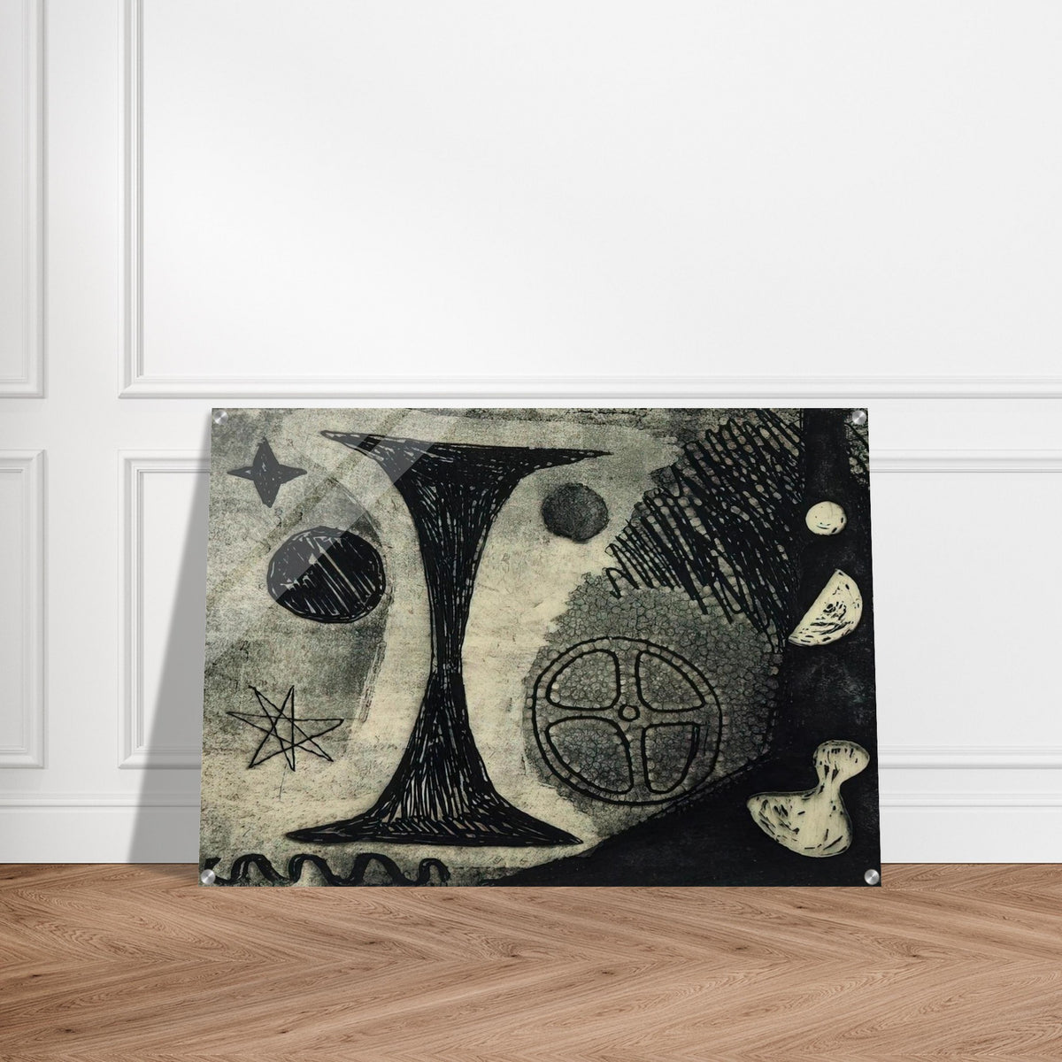 THE BIG I 1944 - Alexander Calder Acrylic Print - 70x100 cm / 28x40″ inches | Alexander Calder Wall Art | Alexander Calder Prints