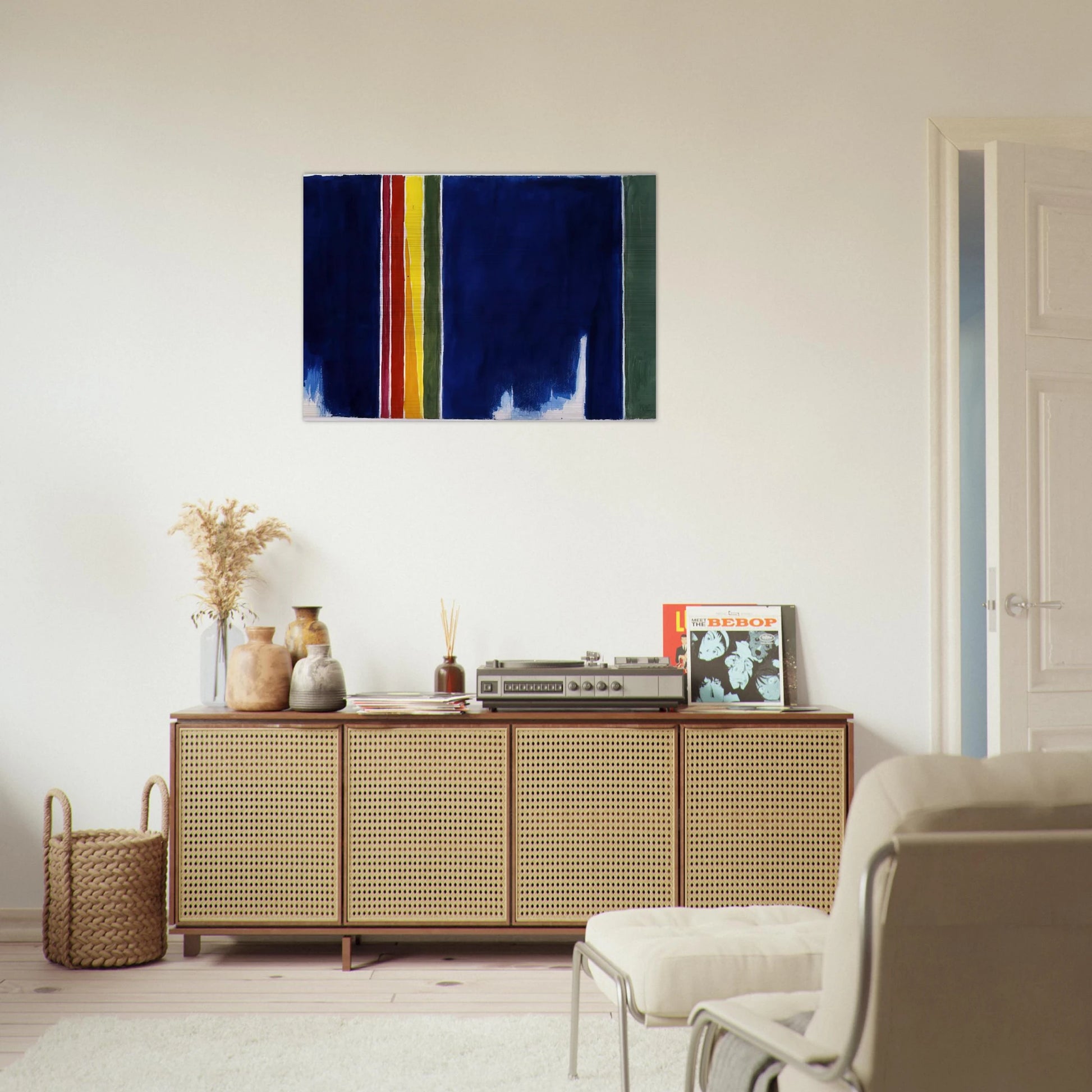 ATMOSPHERIC EFFECTS I 1970 - Alma Woodsey Thomas Brushed Aluminum Print - 70x100 cm / 28x40 inches | Alma Woodsey Thomas Aluminum Print | Alma Woodsey Thomas Prints