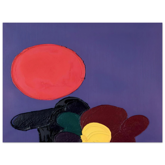 Luis Feito - UNTITLED 1971  75x100 cm / 30x40inches Fine Art Poster