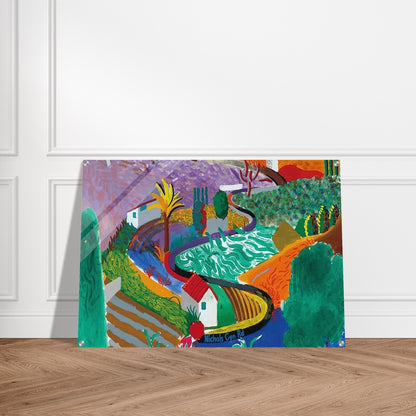 David Hockney - David Hockney Acrylic Print - 70x100 cm / 28x40″ inches | David Hockney Wall Art | David Hockney Prints