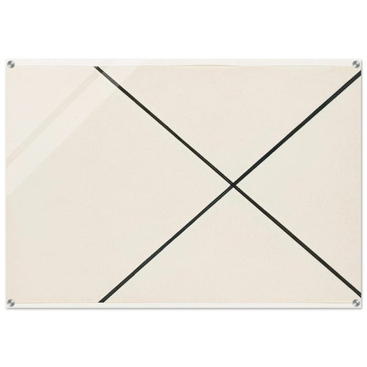 Diagonal Lines - Ellsworth Kelly Acrylic Print - 70x100 cm / 28x40″ inches | Ellsworth Kelly Wall Art | Ellsworth Kelly Prints