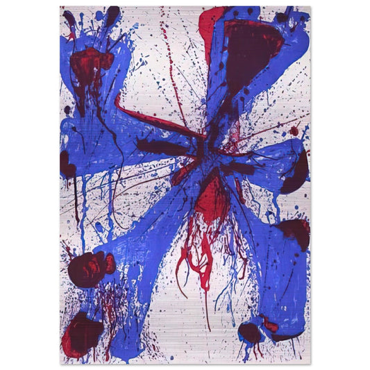 Damn Braces - Sam Francis Brushed Aluminum Print - 70x100 cm / 28x40 inches | Sam Francis Aluminum Print | Sam Francis Prints