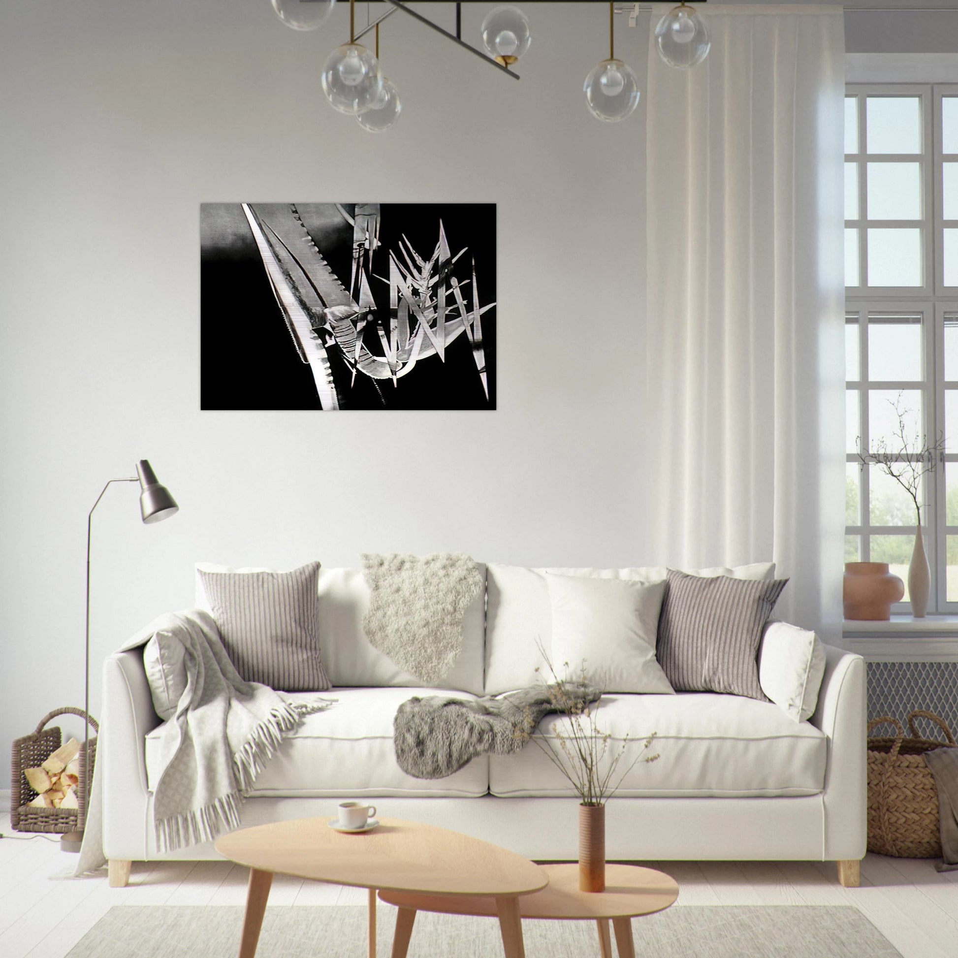 The Prickly Dark - James Rosenquist Brushed Aluminum Print - 70x100 cm / 28x40 inches | James Rosenquist Aluminum Print | James Rosenquist Prints