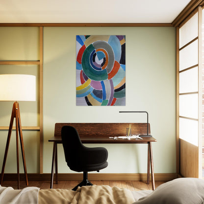 ORFIZME - Sonia Delaunay Brushed Aluminum Print - 70x100 cm / 28x40 inches | Sonia Delaunay Aluminum Print | Sonia Delaunay Prints