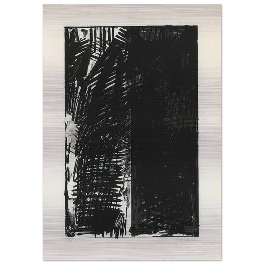Untitled Press Series - 1972 - Brice Marden Brushed Aluminum Print - 70x100 cm / 28x40 inches | Brice Marden Aluminum Print | Brice Marden Prints