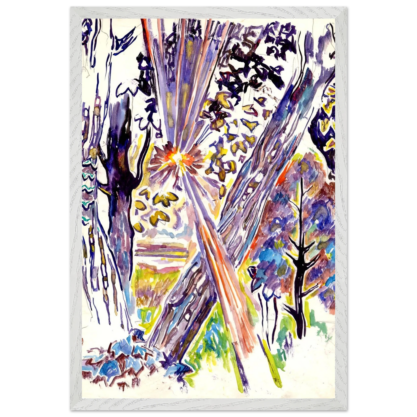 Walter Inglis Anderson - Walter Anderson Wall art - 13x18 cm / 5x7 inches - Premium Wooden Framed Poster With Fine Art Paper-canvas - Wood frame