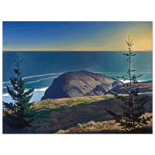 Rockwell Kent - Young Spruces, Maine Coast  75x100 cm / 30x40inches Fine Art Poster