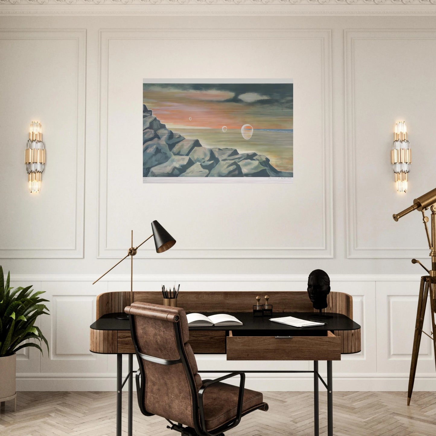 Eschantos 21 - Magic Realism - Clarence Holbrook Carter Brushed Aluminum Print - 70x100 cm / 28x40 inches | Clarence Holbrook Carter Aluminum Print | Clarence Holbrook Carter Prints