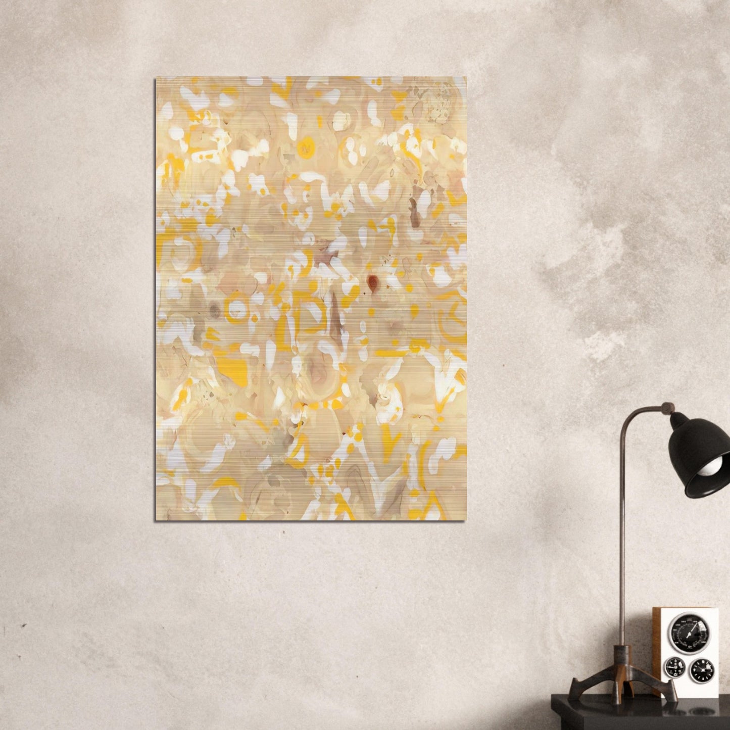 Hieroglyphs No. 12 - Lee Krasner Brushed Aluminum Print - 70x100 cm / 28x40 inches | Lee Krasner Aluminum Print | Lee Krasner Prints