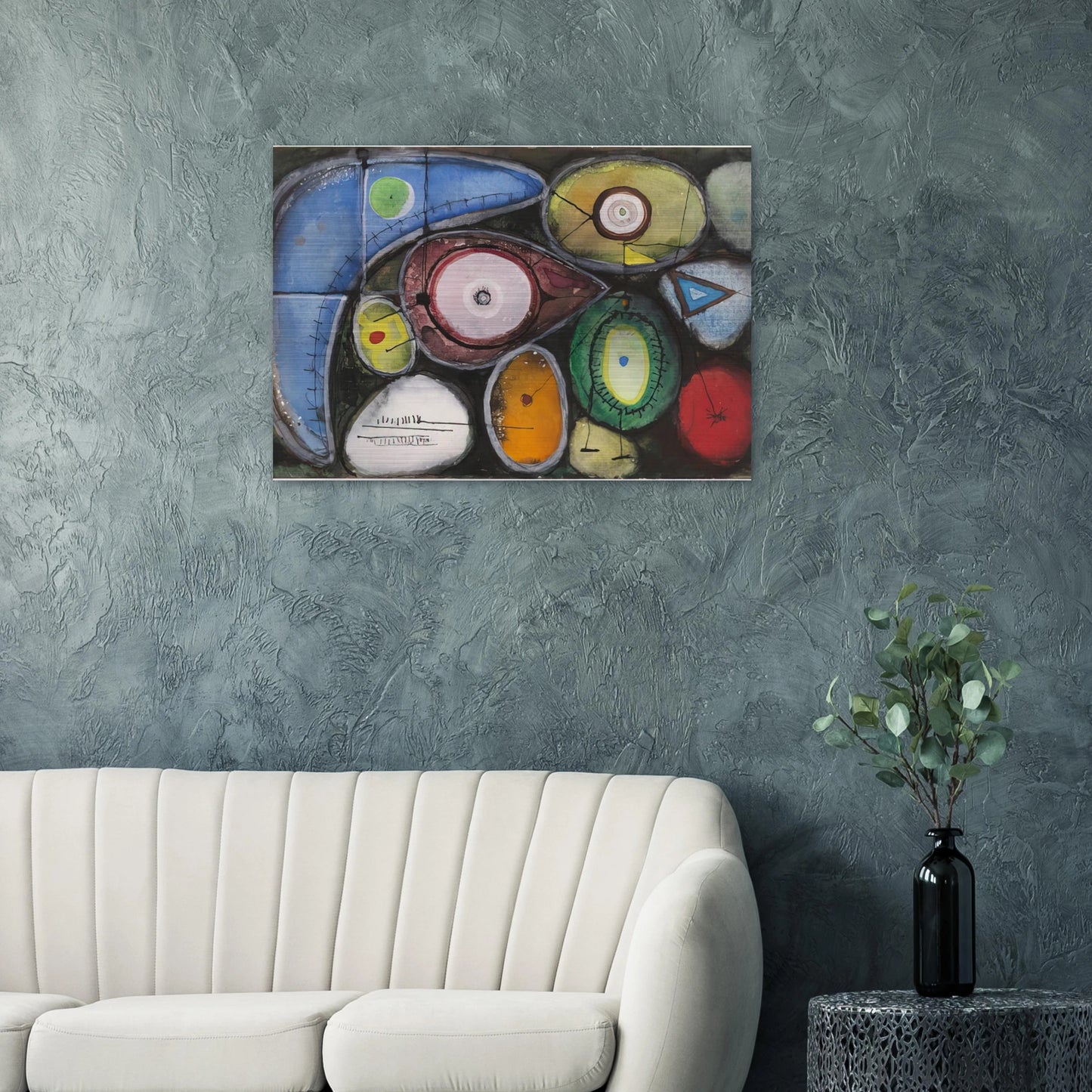 Untitled - 1946 - Richard Pousette-Dart Brushed Aluminum Print - 70x100 cm / 28x40 inches | Richard Pousette-Dart Aluminum Print | Richard Pousette-Dart Prints