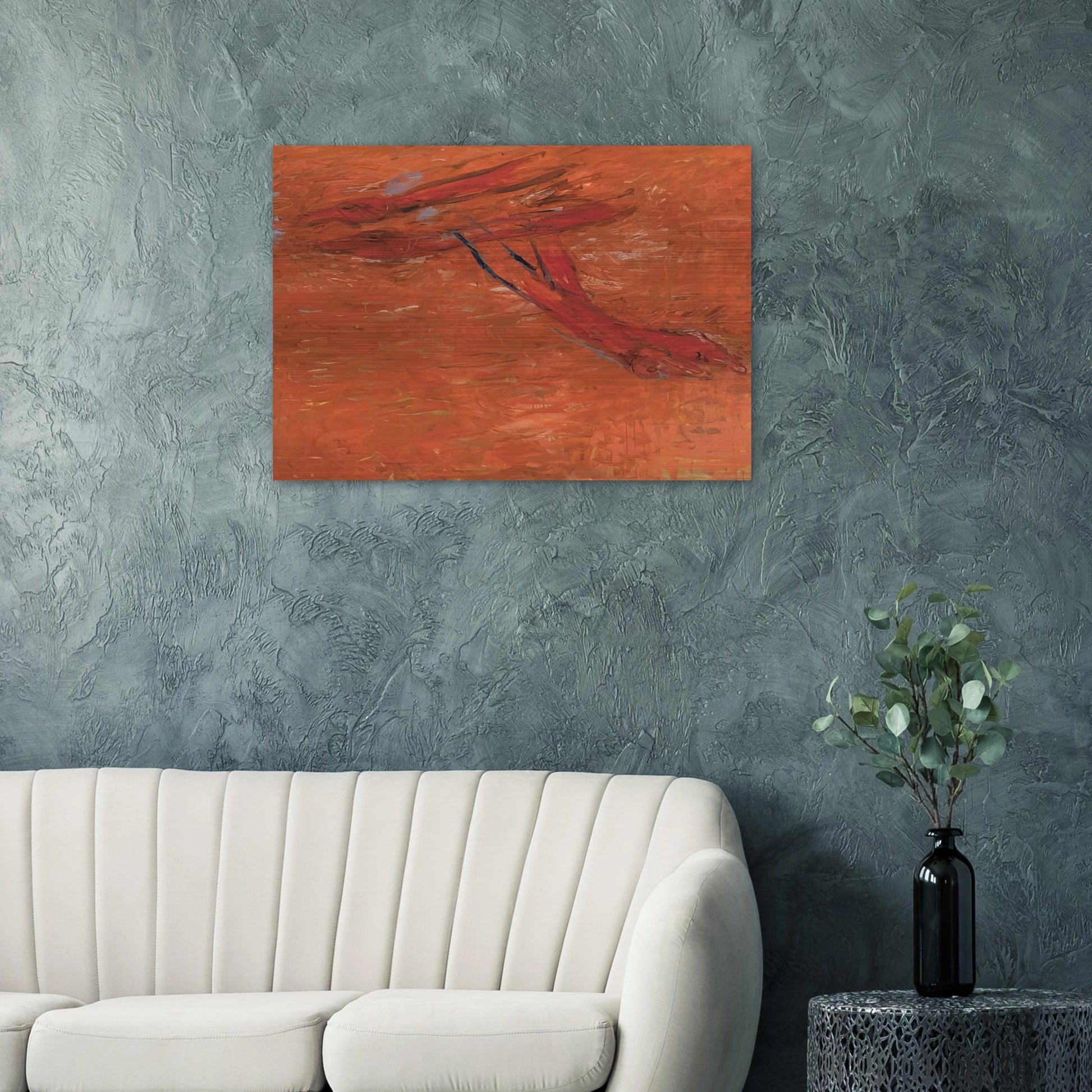 AUGUST 17TH 1998 - Susan Rothenberg Brushed Aluminum Print - 70x100 cm / 28x40 inches | Susan Rothenberg Aluminum Print | Susan Rothenberg Prints