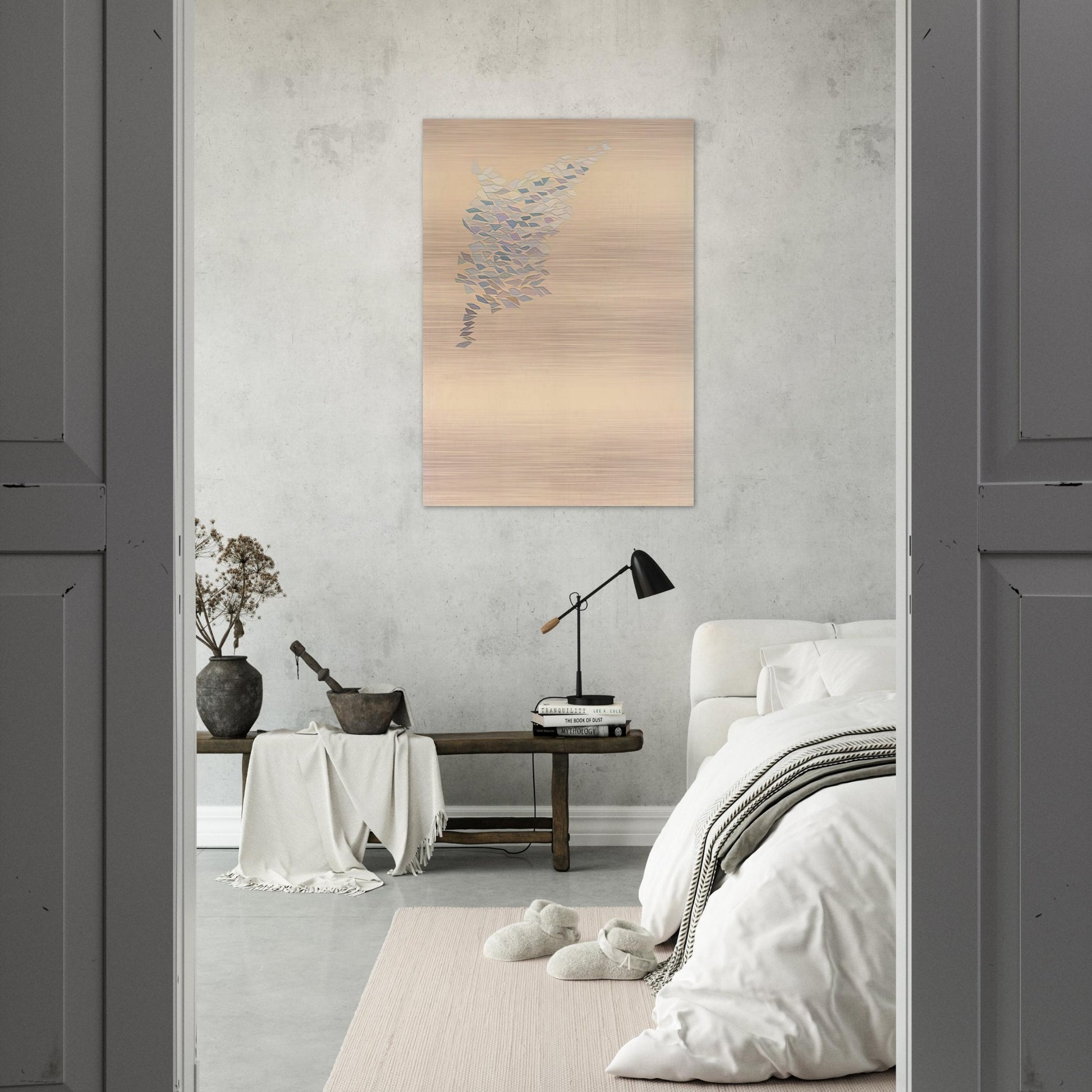 Development TK Como - 1970 - Robert Goodnough Brushed Aluminum Print - 70x100 cm / 28x40 inches | Robert Goodnough Aluminum Print | Robert Goodnough Prints