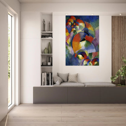 Cosmic Synchromy - 1914 - Morgan Russell Art Prints - 100x150 cm / 40x60″ inches | Morgan Russell Poster | Morgan Russell Prints