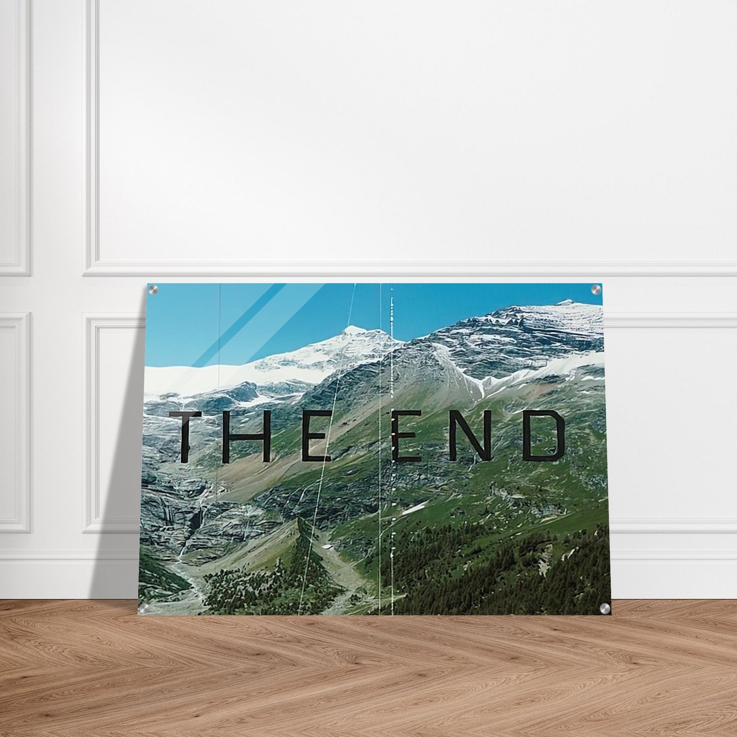 THE END 87 2010 - Edward Ruscha Acrylic Print - 70x100 cm / 28x40″ inches | Edward Ruscha Wall Art | Edward Ruscha Prints