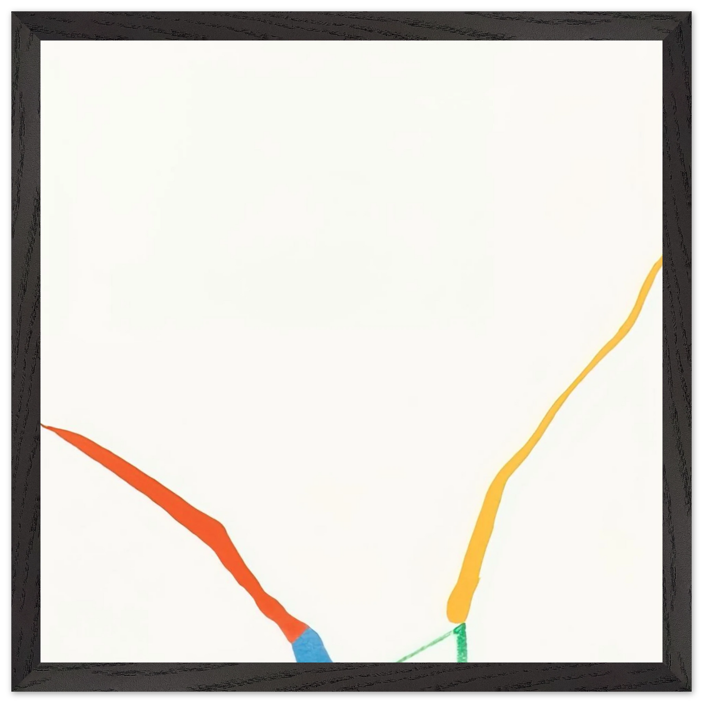 Helen Frankenthaler - What Red Lines Can Do - 1970 Wall art - 21x29.7 cm / 8x12" - Fine Art Poster-canvas - -