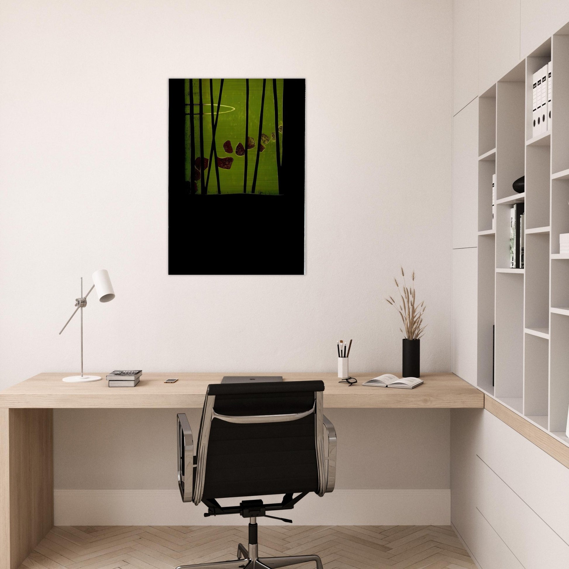 Small Garden - 1967 - Hiroyuki Tajima Brushed Aluminum Print - 70x100 cm / 28x40 inches | Hiroyuki Tajima Aluminum Print | Hiroyuki Tajima Prints