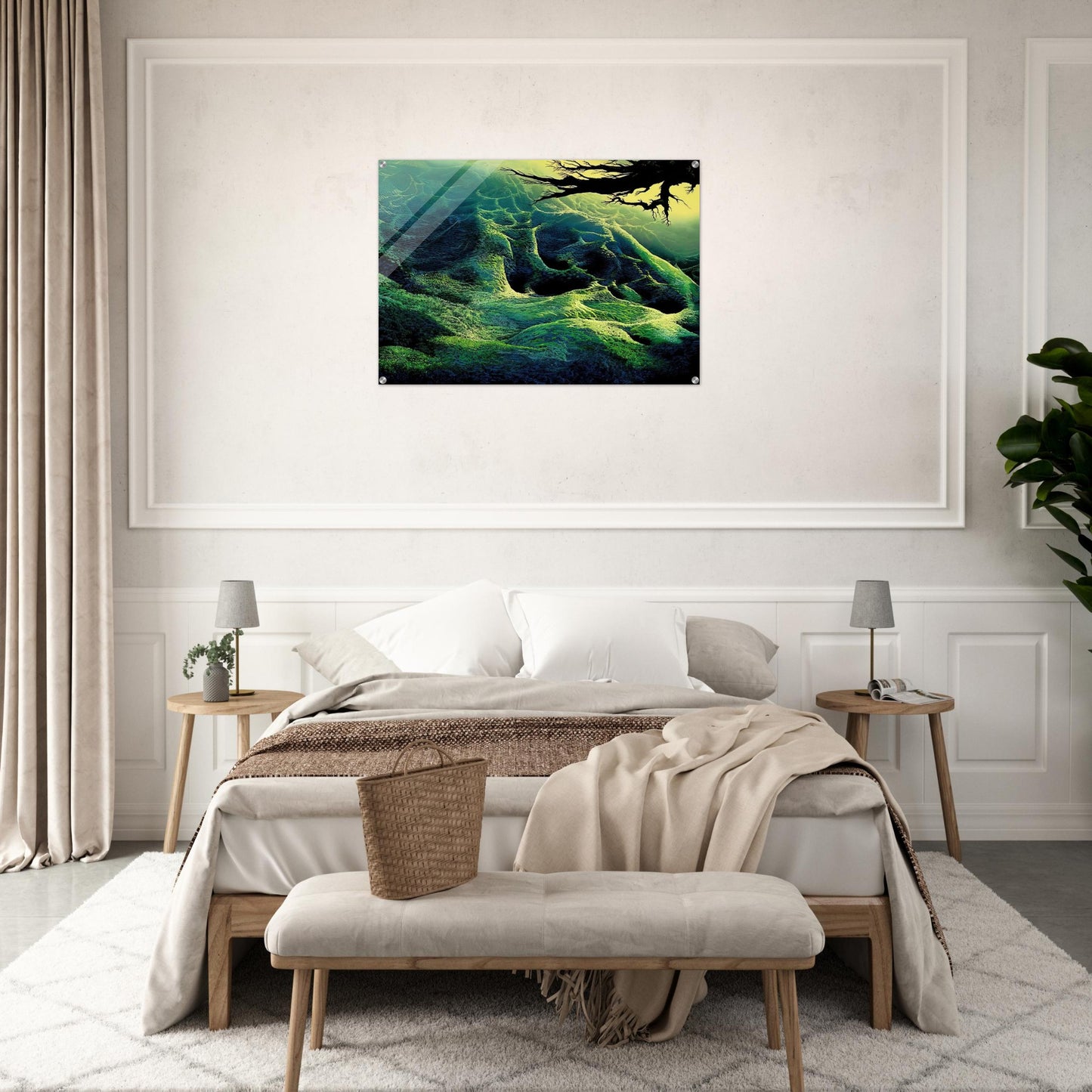 My Soul - Eyvind Earle Acrylic Print - 70x100 cm / 28x40″ inches | Eyvind Earle Wall Art | Eyvind Earle Prints