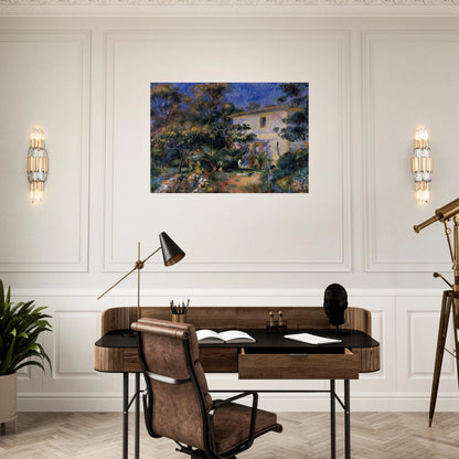 Algiers Landscape - Pierre-Auguste Renoir Brushed Aluminum Print - 70x100 cm / 28x40 inches | Pierre-Auguste Renoir Aluminum Print | Pierre-Auguste Renoir Prints