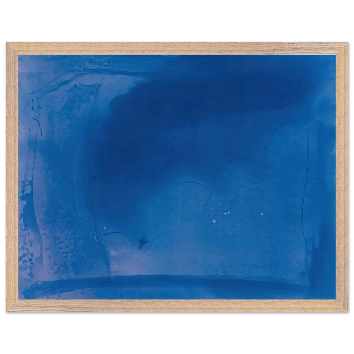 Helen Frankenthaler - Corot s Mark - 1987 Wall art - 50x70 cm / 20x28 Inches - Premium Wooden Framed Poster With Fine Art Paper - Black frame
