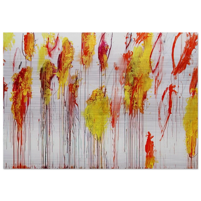 Lepanto, Part XII - Cy Twombly Brushed Aluminum Print - 70x100 cm / 28x40 inches | Cy Twombly Aluminum Print | Cy Twombly Prints