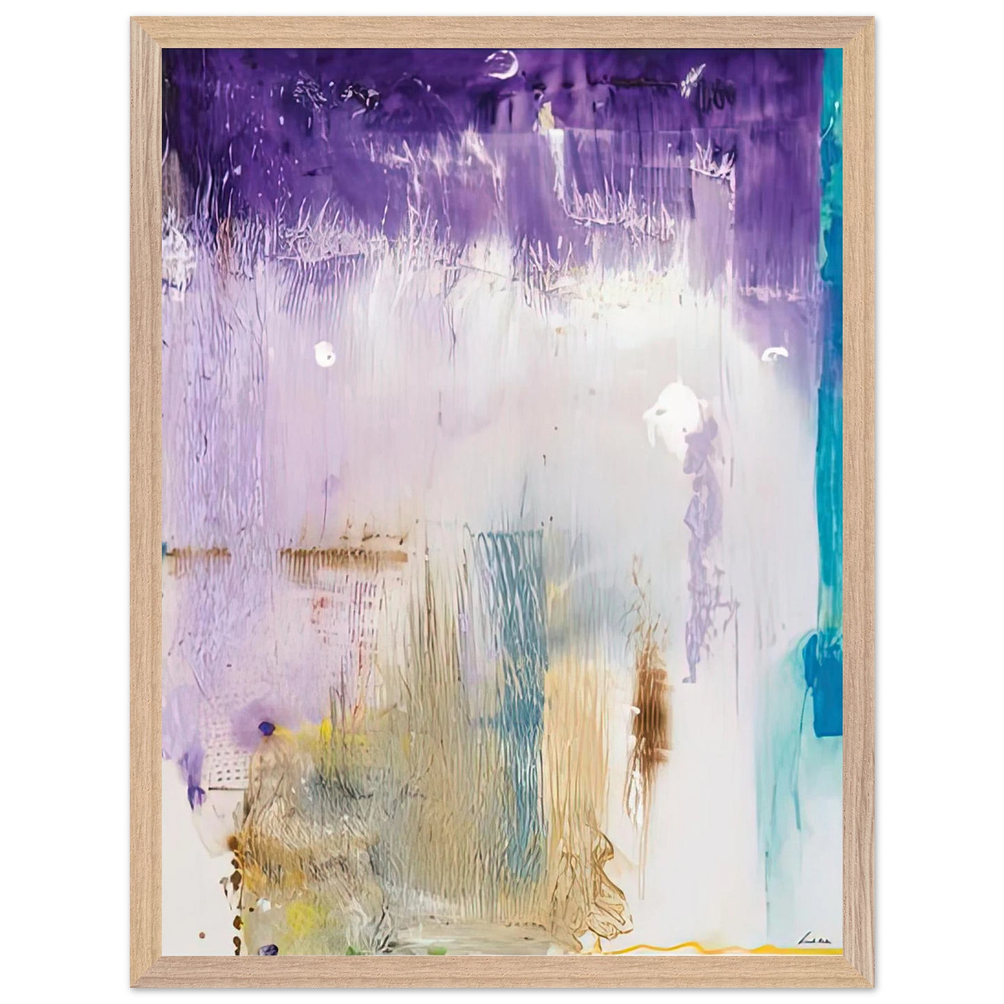 Helen Frankenthaler - Magnet, 1992- Wall Art - 30x40 cm / 12x16 inches - Fine Art Poster-canvas - -