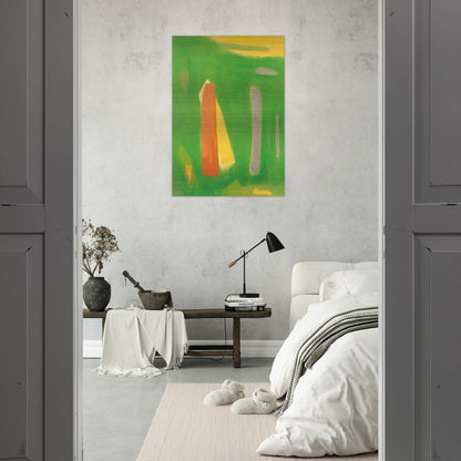 RITMICO 1995 - Esteban Vicente Brushed Aluminum Print - 70x100 cm / 28x40 inches | Esteban Vicente Aluminum Print | Esteban Vicente Prints