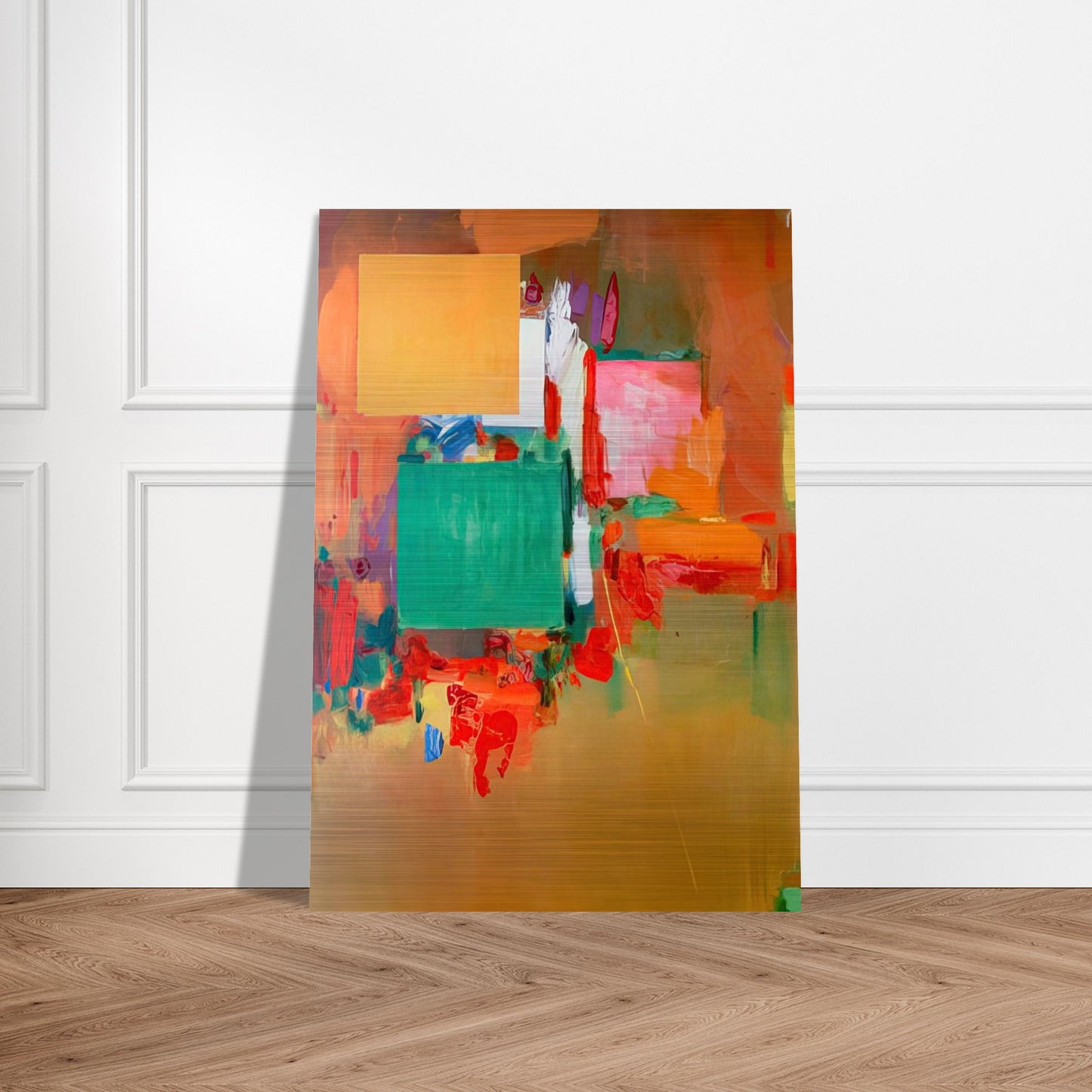 Song of the Nightingale - Hans Hofmann Brushed Aluminum Print - 70x100 cm / 28x40 inches | Hans Hofmann Aluminum Print | Hans Hofmann Prints