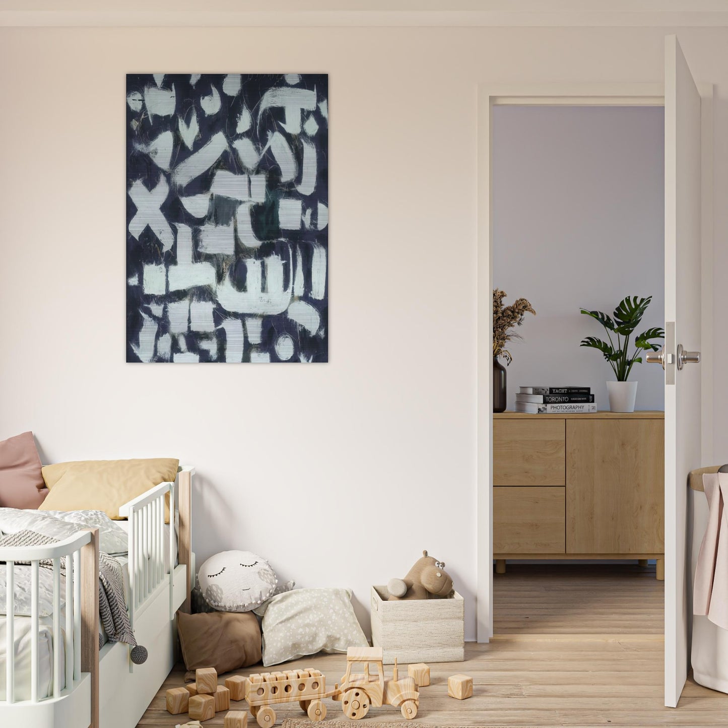 Number 14 - 1949 - Bradley Walker Tomlin Brushed Aluminum Print - 70x100 cm / 28x40 inches | Bradley Walker Tomlin Aluminum Print | Bradley Walker Tomlin Prints