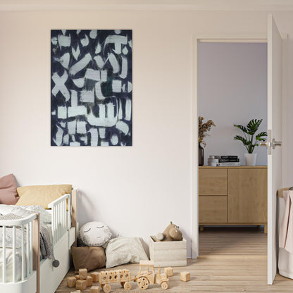 Number 14 - 1949 - Bradley Walker Tomlin Brushed Aluminum Print - 70x100 cm / 28x40 inches | Bradley Walker Tomlin Aluminum Print | Bradley Walker Tomlin Prints